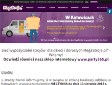 Tablet Screenshot of megastroje.pl